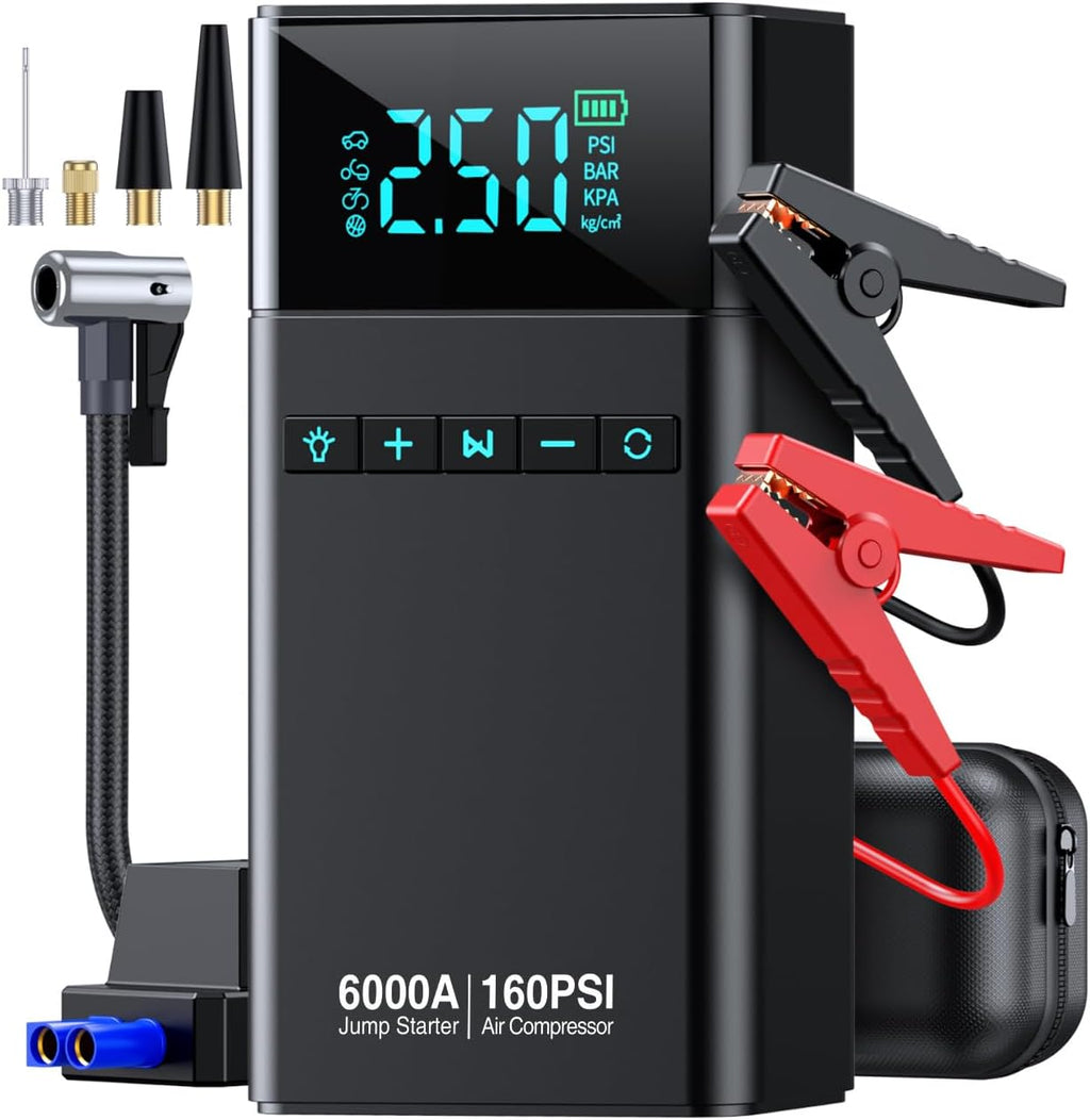 10-in-1 Portable Car Battery Jump Starter