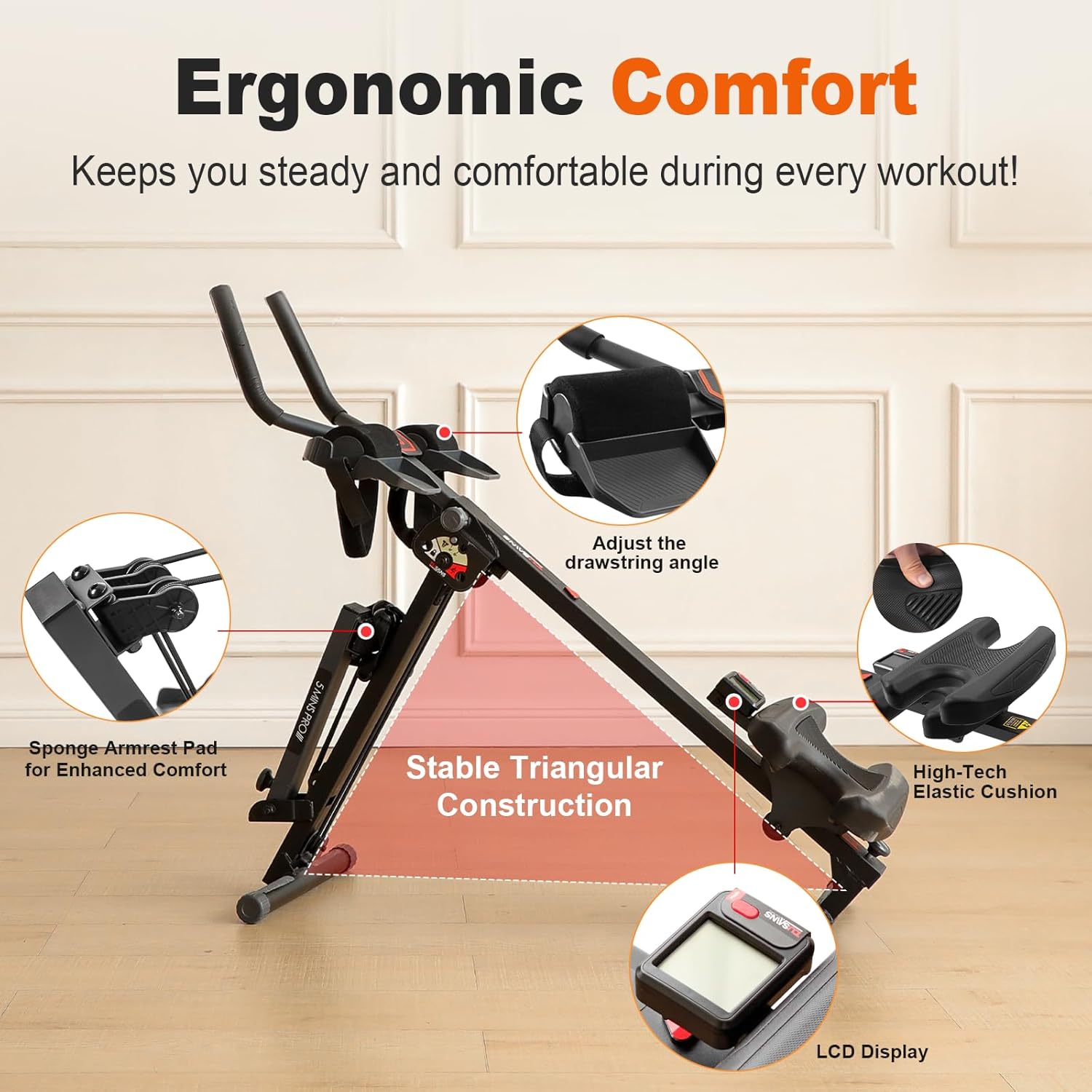 3 in 1 Rowing Machine
