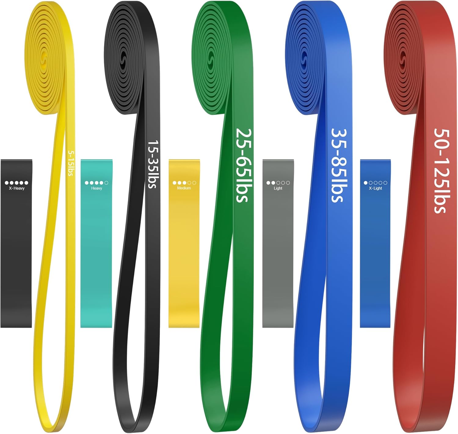 Pull Up Assistance Bands Set